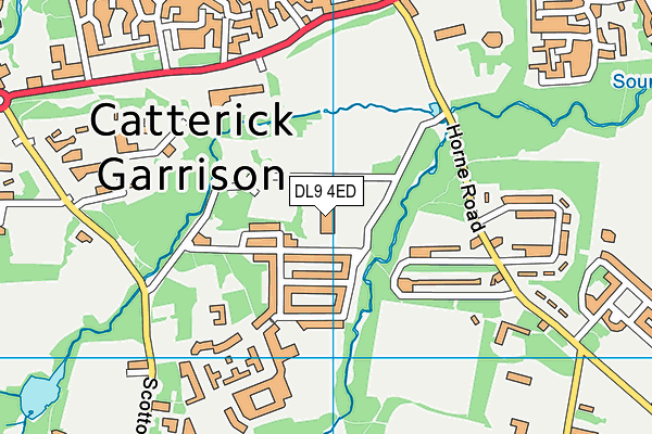 DL9 4ED map - OS VectorMap District (Ordnance Survey) DL9 4ED map - OS VectorMap District (Ordnance Survey)