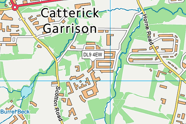DL9 4EW map - OS VectorMap District (Ordnance Survey) DL9 4EW map - OS VectorMap District (Ordnance Survey)