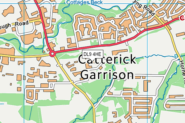 DL9 4HE map - OS VectorMap District (Ordnance Survey)
