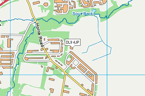 DL9 4JP map - OS VectorMap District (Ordnance Survey) DL9 4JP map - OS VectorMap District (Ordnance Survey)