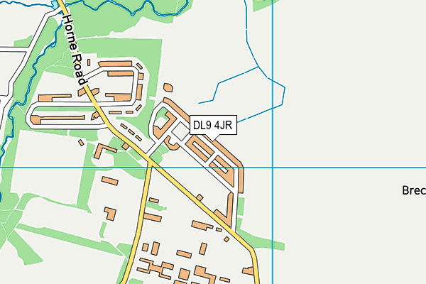 DL9 4JR map - OS VectorMap District (Ordnance Survey) DL9 4JR map - OS VectorMap District (Ordnance Survey)
