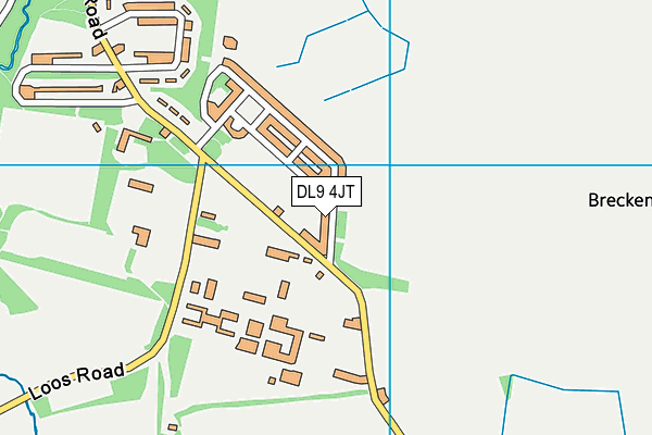 DL9 4JT map - OS VectorMap District (Ordnance Survey) DL9 4JT map - OS VectorMap District (Ordnance Survey)
