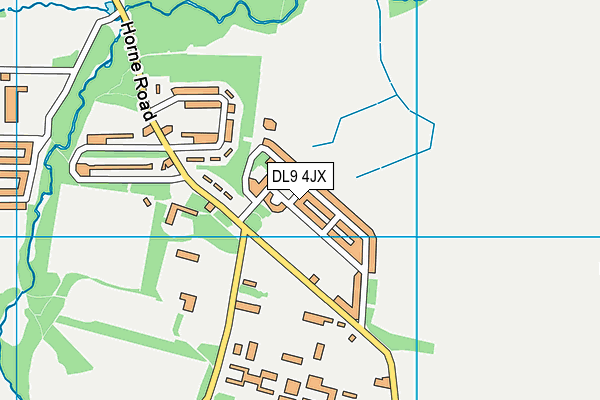 DL9 4JX map - OS VectorMap District (Ordnance Survey) DL9 4JX map - OS VectorMap District (Ordnance Survey)