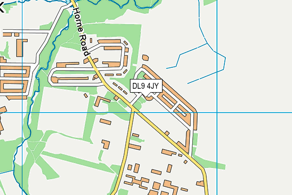 DL9 4JY map - OS VectorMap District (Ordnance Survey) DL9 4JY map - OS VectorMap District (Ordnance Survey)