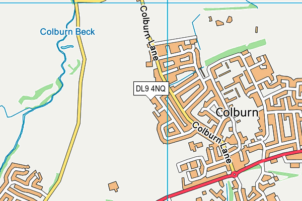DL9 4NQ map - OS VectorMap District (Ordnance Survey) DL9 4NQ map - OS VectorMap District (Ordnance Survey)