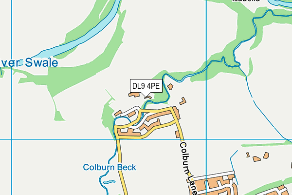 DL9 4PE map - OS VectorMap District (Ordnance Survey) DL9 4PE map - OS VectorMap District (Ordnance Survey)