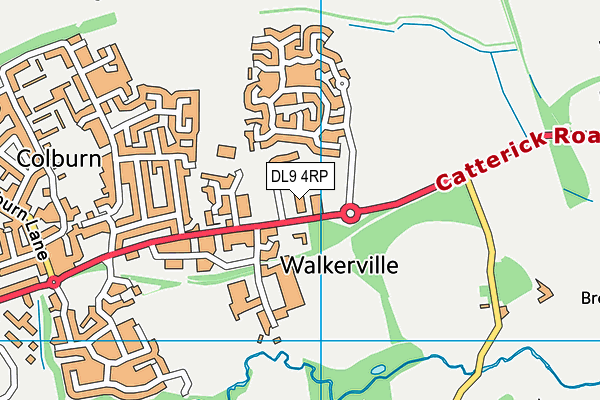 DL9 4RP map - OS VectorMap District (Ordnance Survey) DL9 4RP map - OS VectorMap District (Ordnance Survey)