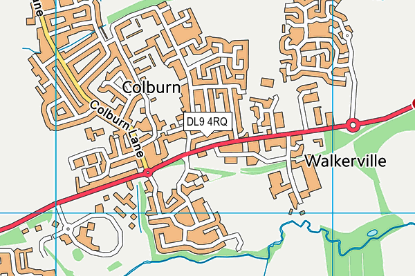 DL9 4RQ map - OS VectorMap District (Ordnance Survey) DL9 4RQ map - OS VectorMap District (Ordnance Survey)