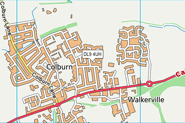 DL9 4UH map - OS VectorMap District (Ordnance Survey) DL9 4UH map - OS VectorMap District (Ordnance Survey)