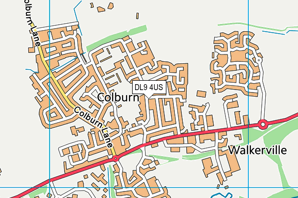 DL9 4US map - OS VectorMap District (Ordnance Survey) DL9 4US map - OS VectorMap District (Ordnance Survey)