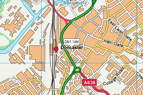 DN1 1AN map - OS VectorMap District (Ordnance Survey) DN1 1AN map - OS VectorMap District (Ordnance Survey)
