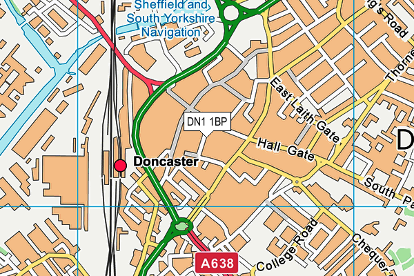 DN1 1BP map - OS VectorMap District (Ordnance Survey) DN1 1BP map - OS VectorMap District (Ordnance Survey)