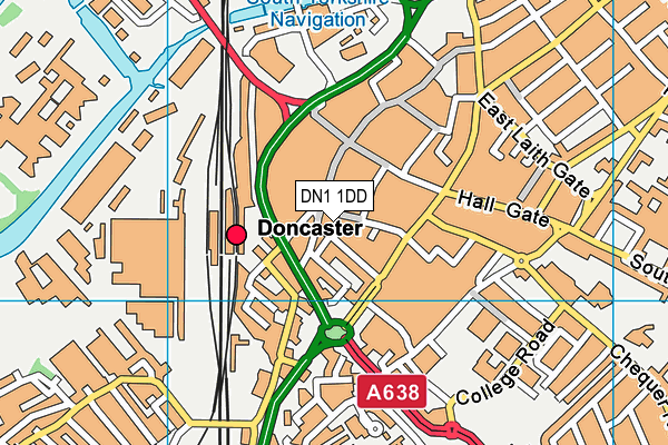 DN1 1DD map - OS VectorMap District (Ordnance Survey) DN1 1DD map - OS VectorMap District (Ordnance Survey)