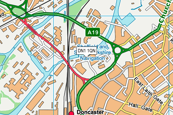 DN1 1QN map - OS VectorMap District (Ordnance Survey) DN1 1QN map - OS VectorMap District (Ordnance Survey)