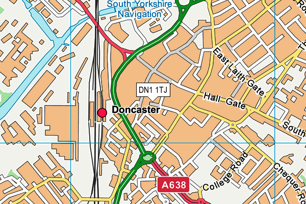 DN1 1TJ map - OS VectorMap District (Ordnance Survey) DN1 1TJ map - OS VectorMap District (Ordnance Survey)