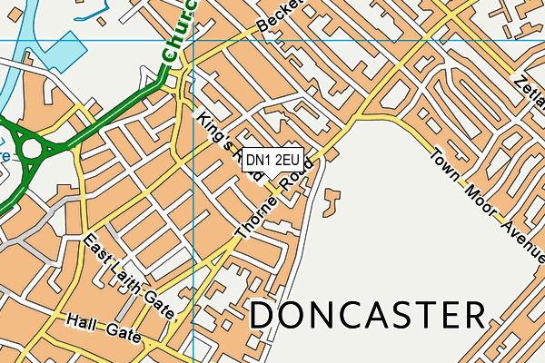 DN1 2EU map - OS VectorMap District (Ordnance Survey) DN1 2EU map - OS VectorMap District (Ordnance Survey)