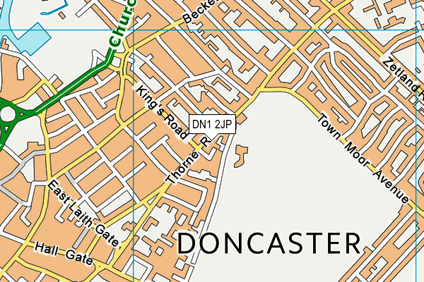 DN1 2JP map - OS VectorMap District (Ordnance Survey) DN1 2JP map - OS VectorMap District (Ordnance Survey)