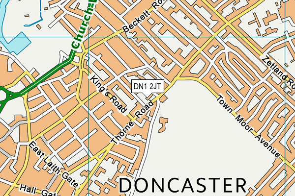 DN1 2JT map - OS VectorMap District (Ordnance Survey) DN1 2JT map - OS VectorMap District (Ordnance Survey)