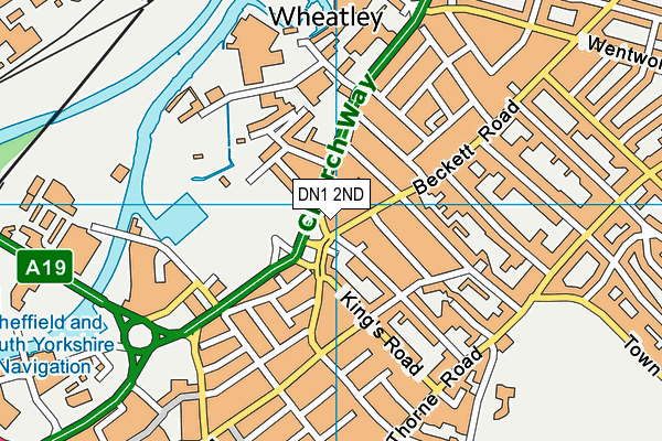 DN1 2ND map - OS VectorMap District (Ordnance Survey) DN1 2ND map - OS VectorMap District (Ordnance Survey)