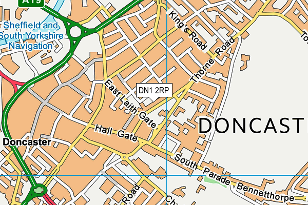 DN1 2RP map - OS VectorMap District (Ordnance Survey) DN1 2RP map - OS VectorMap District (Ordnance Survey)