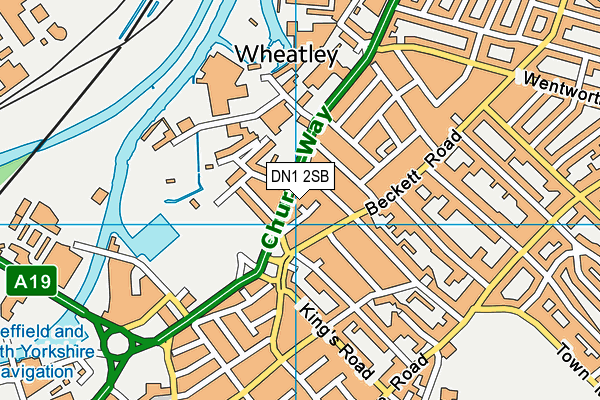 DN1 2SB map - OS VectorMap District (Ordnance Survey) DN1 2SB map - OS VectorMap District (Ordnance Survey)