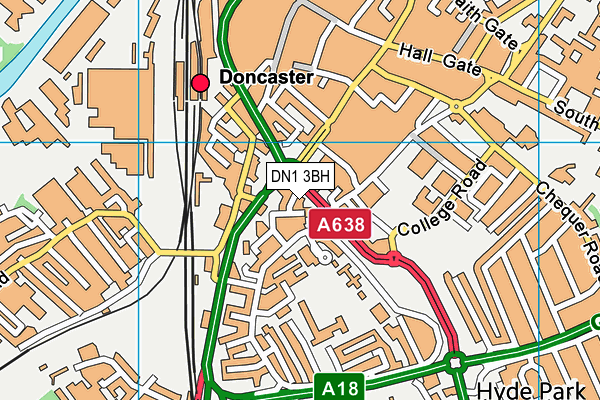 DN1 3BH map - OS VectorMap District (Ordnance Survey) DN1 3BH map - OS VectorMap District (Ordnance Survey)