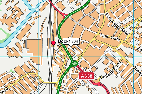 DN1 3DH map - OS VectorMap District (Ordnance Survey) DN1 3DH map - OS VectorMap District (Ordnance Survey)
