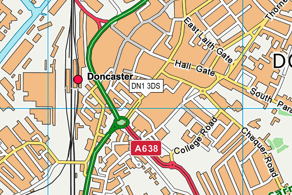DN1 3DS map - OS VectorMap District (Ordnance Survey) DN1 3DS map - OS VectorMap District (Ordnance Survey)