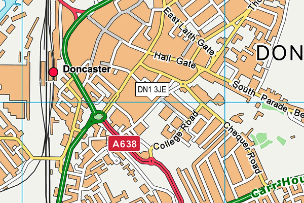 DN1 3JE map - OS VectorMap District (Ordnance Survey) DN1 3JE map - OS VectorMap District (Ordnance Survey)