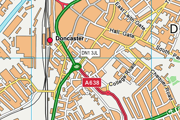 DN1 3JL map - OS VectorMap District (Ordnance Survey) DN1 3JL map - OS VectorMap District (Ordnance Survey)