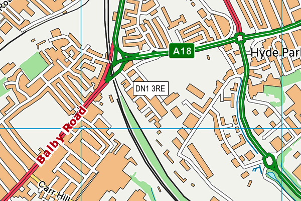 DN1 3RE map - OS VectorMap District (Ordnance Survey) DN1 3RE map - OS VectorMap District (Ordnance Survey)