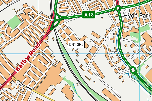 DN1 3RJ map - OS VectorMap District (Ordnance Survey) DN1 3RJ map - OS VectorMap District (Ordnance Survey)