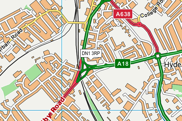 DN1 3RP map - OS VectorMap District (Ordnance Survey) DN1 3RP map - OS VectorMap District (Ordnance Survey)