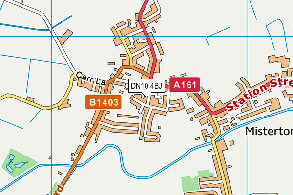 DN10 4BJ map - OS VectorMap District (Ordnance Survey) DN10 4BJ map - OS VectorMap District (Ordnance Survey)