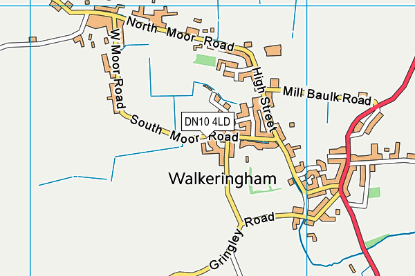 DN10 4LD map - OS VectorMap District (Ordnance Survey) DN10 4LD map - OS VectorMap District (Ordnance Survey)