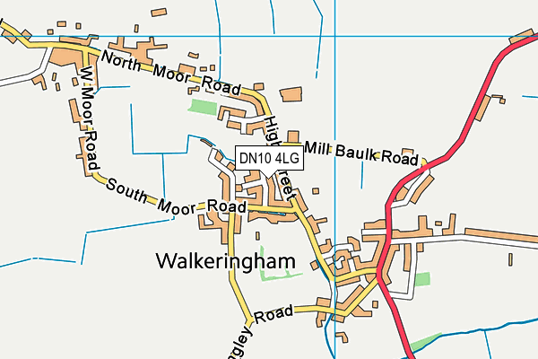 DN10 4LG map - OS VectorMap District (Ordnance Survey) DN10 4LG map - OS VectorMap District (Ordnance Survey)