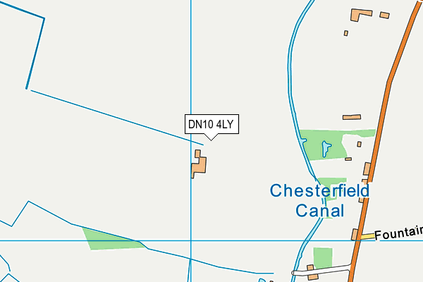 DN10 4LY map - OS VectorMap District (Ordnance Survey) DN10 4LY map - OS VectorMap District (Ordnance Survey)