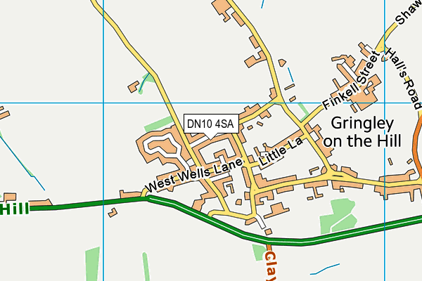 DN10 4SA map - OS VectorMap District (Ordnance Survey) DN10 4SA map - OS VectorMap District (Ordnance Survey)