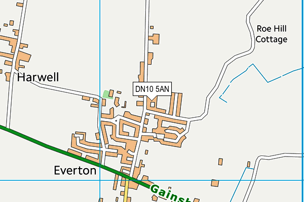 DN10 5AN map - OS VectorMap District (Ordnance Survey) DN10 5AN map - OS VectorMap District (Ordnance Survey)