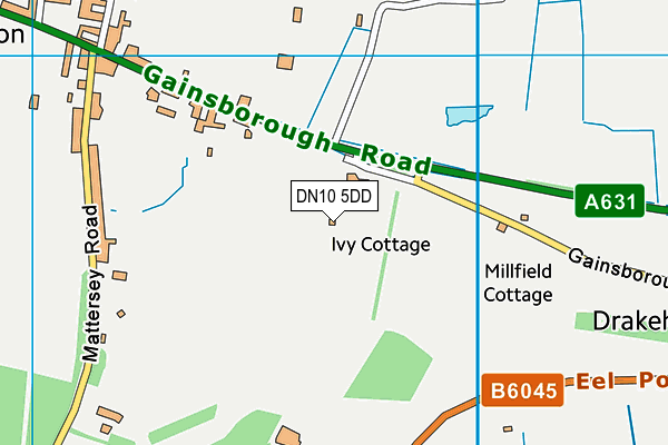 DN10 5DD map - OS VectorMap District (Ordnance Survey) DN10 5DD map - OS VectorMap District (Ordnance Survey)