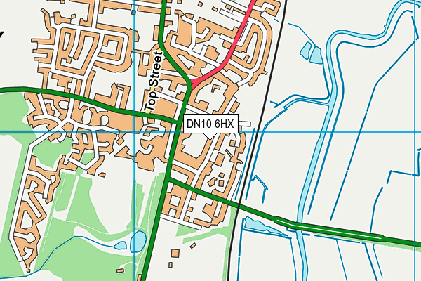 DN10 6HX map - OS VectorMap District (Ordnance Survey) DN10 6HX map - OS VectorMap District (Ordnance Survey)