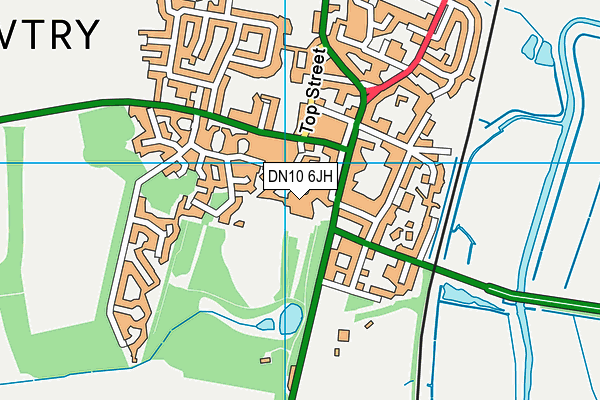 DN10 6JH map - OS VectorMap District (Ordnance Survey) DN10 6JH map - OS VectorMap District (Ordnance Survey)