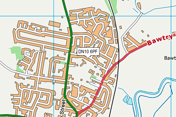 DN10 6PF map - OS VectorMap District (Ordnance Survey) DN10 6PF map - OS VectorMap District (Ordnance Survey)