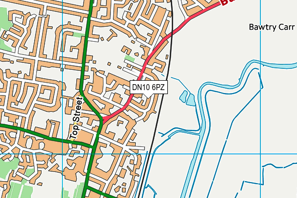 DN10 6PZ map - OS VectorMap District (Ordnance Survey) DN10 6PZ map - OS VectorMap District (Ordnance Survey)
