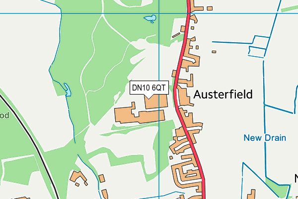 DN10 6QT map - OS VectorMap District (Ordnance Survey) DN10 6QT map - OS VectorMap District (Ordnance Survey)