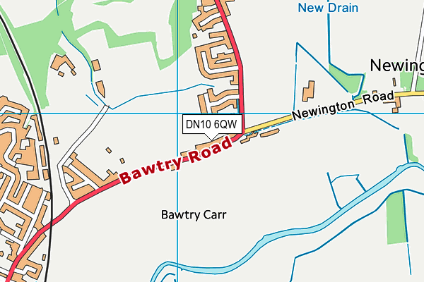 DN10 6QW map - OS VectorMap District (Ordnance Survey) DN10 6QW map - OS VectorMap District (Ordnance Survey)