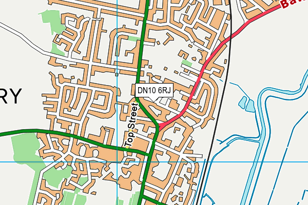 DN10 6RJ map - OS VectorMap District (Ordnance Survey) DN10 6RJ map - OS VectorMap District (Ordnance Survey)