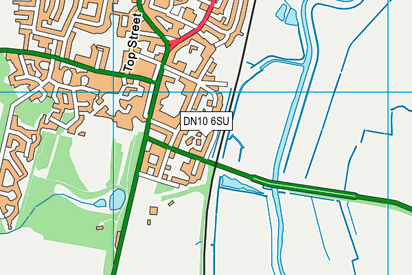 DN10 6SU map - OS VectorMap District (Ordnance Survey) DN10 6SU map - OS VectorMap District (Ordnance Survey)