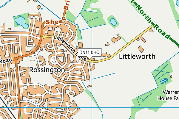 DN11 0HQ map - OS VectorMap District (Ordnance Survey) DN11 0HQ map - OS VectorMap District (Ordnance Survey)