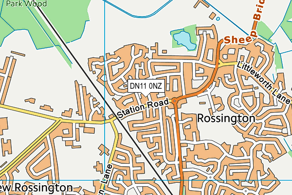 DN11 0NZ map - OS VectorMap District (Ordnance Survey) DN11 0NZ map - OS VectorMap District (Ordnance Survey)